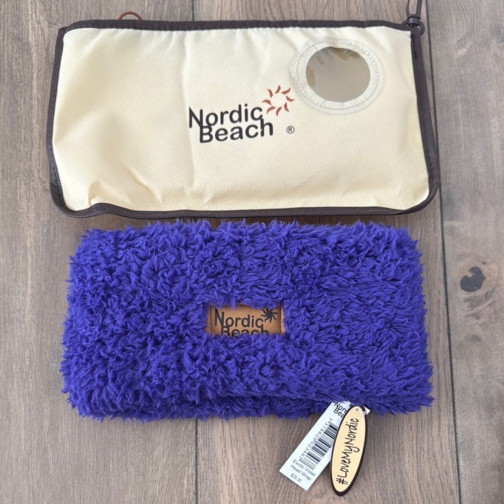 Nordic Beach Exotic Violet Head Wrap